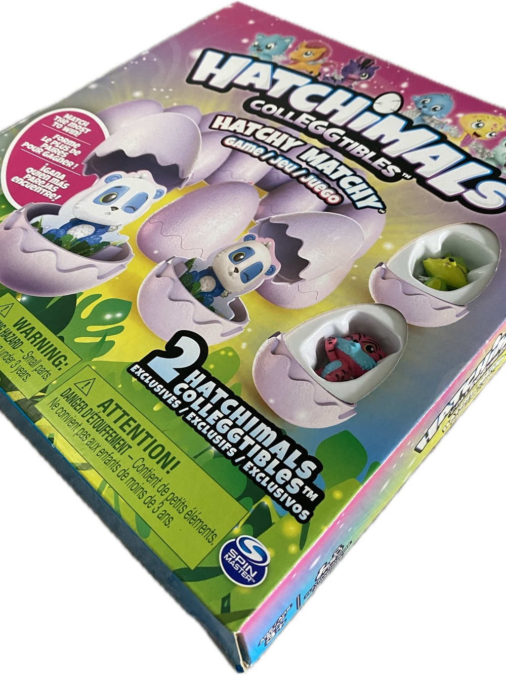 Hatchimals Collectibles Hatchy Matchy Game - Purple Hatch Eggs Complete